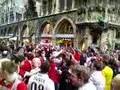 Aberdeen fans singing in the Marienplatz 21.02.08