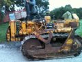 Caterpillar d4 7u 1957 after some major final drive seals repair, and hydraulic pump seals repaired, and track work, removing a link and winding adjustment right back. Also new fuel filters, final drive oil, bleeding diesel system etc. Running beautifully, still have engine oil, tranny oil and filters etc, cooling system etc to go. Oh and of course bonnet blade and belly pan to put on.