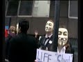 anonymous vs scientology protest london 12 april 2008