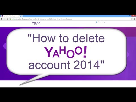 how to permanently delete yahoo account
