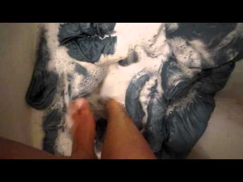 how to whiten down comforter