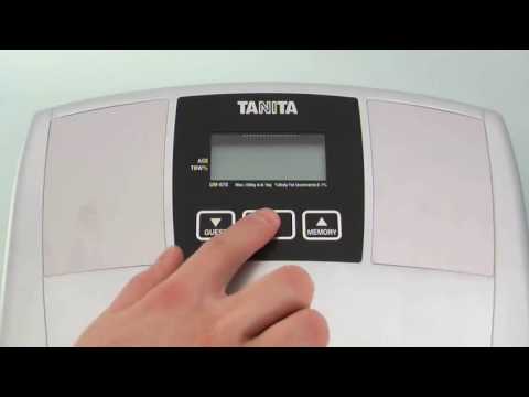 Körperanalyse Waage einstellen