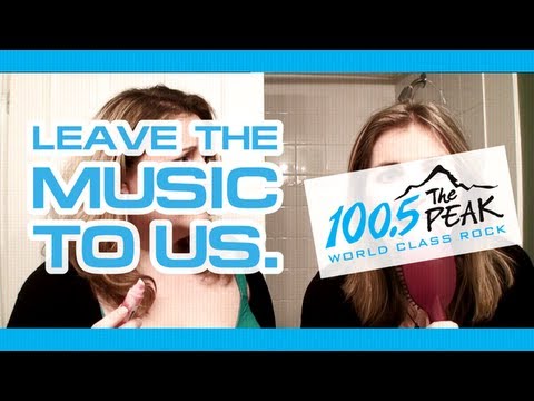100.5 The Peak FM - This is Sarah & our good friend Vivien doing this fab scene at her bathroom!Our 3rd submission for 'The Peak 100.5 commercial contest'. this is another of a ...