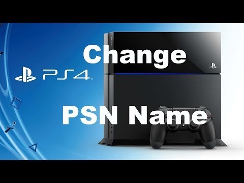 how to change your name on ps4