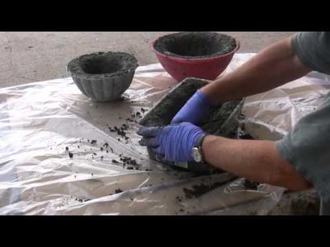 how to cover a sink with hypertufa