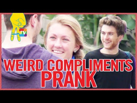 weird - Watch what happens when the guys from http://youtube.com/whatever give random strangers weird compliments. See how they react. What would you do if someone g...