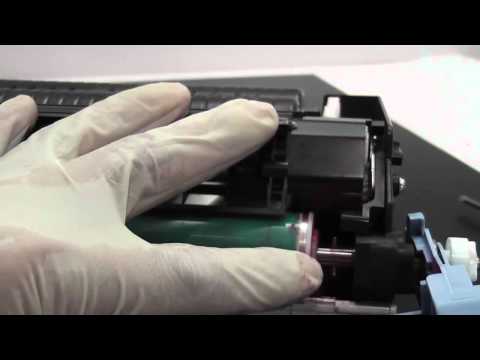 how to change fuser kit for hp 5550