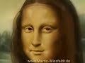 finished picture: http://www.martin-missfeldt.de/kunst-bilder/speed-paintings-2/mona-lisa-kopie.php

painting of the mona lisa using adobe photoshop 7 and wacom intuos3 a4.
original painting time 4hrs 30min
- - - - - - - - - - - - -
music for a found harmonium
album: celtic fiddle festival

mona lisa as giraffe: http://www.dynoxicon.de/cartoon-art/mona-lisa.php
my art: http://www.martin-missfeldt.de