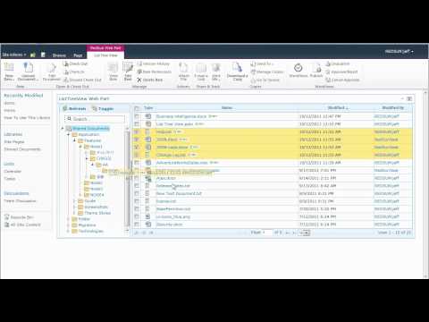 how to view folder tree