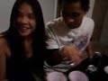 With the friends