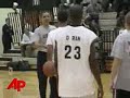 Obama Hoops It Up in Hoosier State