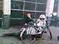 Fiets Op Hoofd Fiets Op Hoofd