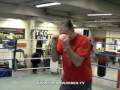 Billy Joe Saunders training with Jimmy Tibbs
