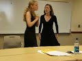 Mary Becher(ME!) and Juliana Carter from Lee High School perform 