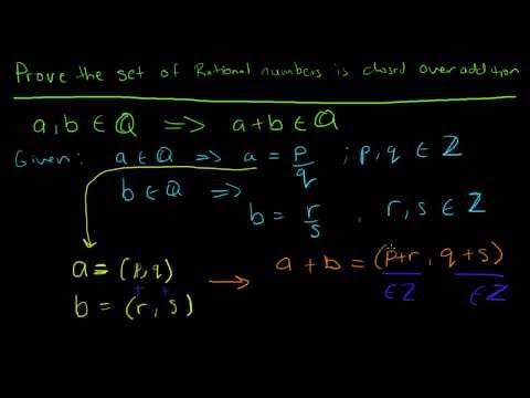 how to prove rational numbers