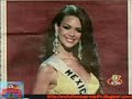 Chespirito y Miss Universo en el Matutino Express