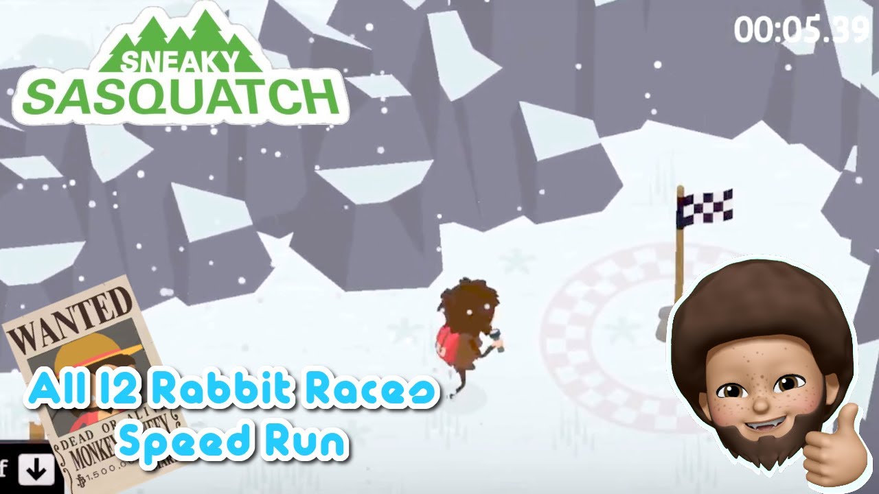 Sneaky Sasquatch Rabbit Races