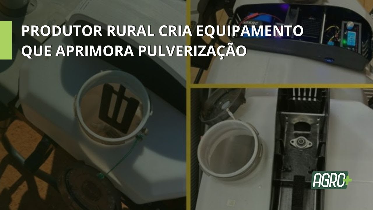 Único no Mundo: Misturador pode ser acoplado em Qualquer Modelo de Drone.
