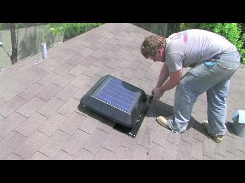 how to vent attic roof