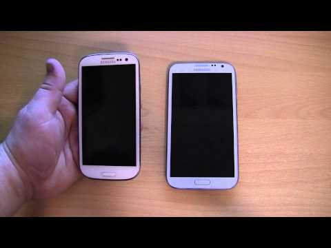 Samsung Galaxy S III vs Samsung Galaxy Note II (Comparison)