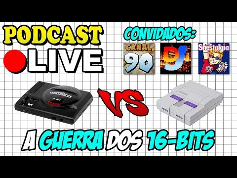 Super Nintendo vs Mega Drive - Podcast Live