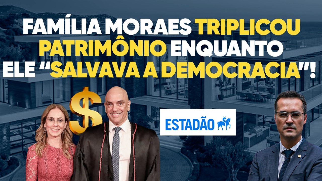 Moraes ficou MILIONÁRIO salvando a democracia! 🤡