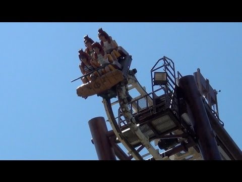 Gardaland - Follow us on Twitter @ThemeParkReview - One of the most BIZARRE roller coasters you'll ever see! Filmed & Edited by Robb Alvey - www.themeparkreview.com - Ri...