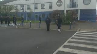 Tallaght Gardai honour the late Detective Garda Colm Horkan.