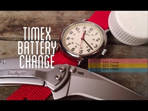 how to change the battery in a watch