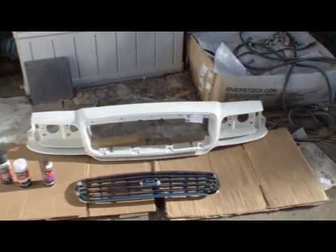 Crown Victoria Front Grill and Body Repair Tutorial