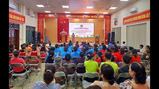 Hội Nông dân phường Trưng Vương giao lưu dân vũ chào mừng thành công Đại hội Đại biểu Hội Nông dân thành phố lần thứ XI, nhiệm kỳ 2023-2028