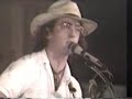 a very young james mcmurtry from way back in the 80's some place in austin tx