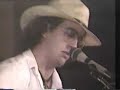 a very young james mcmurtry from way back in the 80's some place in austin tx