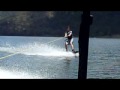 me learning to wakeboard