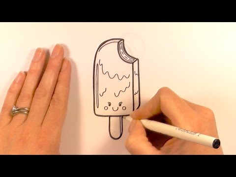 how to draw ice