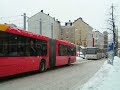 Bus gets stuck on snow and ice and traction control OSLO