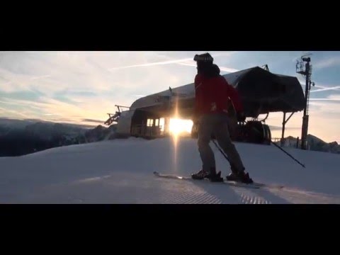 Отличный лыжный спуск в Кронплатц
