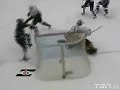 Alexander Semin Throws Puck and Hits Post