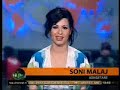 Albanian singer Soni Malaj talkes on Top-Channel television in Albania about her song which it's similar to the triumph song on Eurovizion 2007.