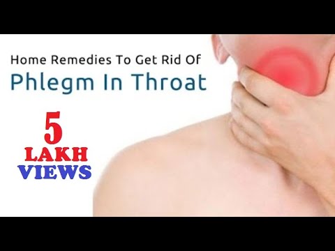 how to relieve phlegm
