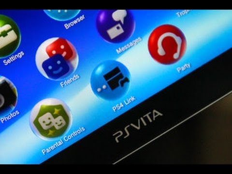 how to link a new account to ps vita