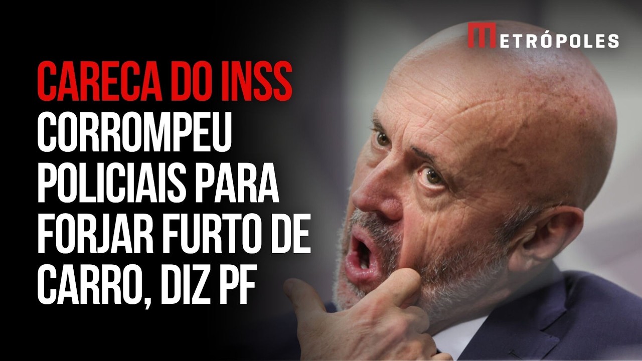 PF diz que Careca do INSS corrompeu policiais para forjar furto de carro de luxo