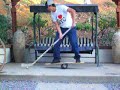 Stickhandling on a Balance Board