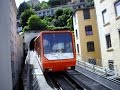 Funiculaire Saint Just arrivant à Vieux Lyon