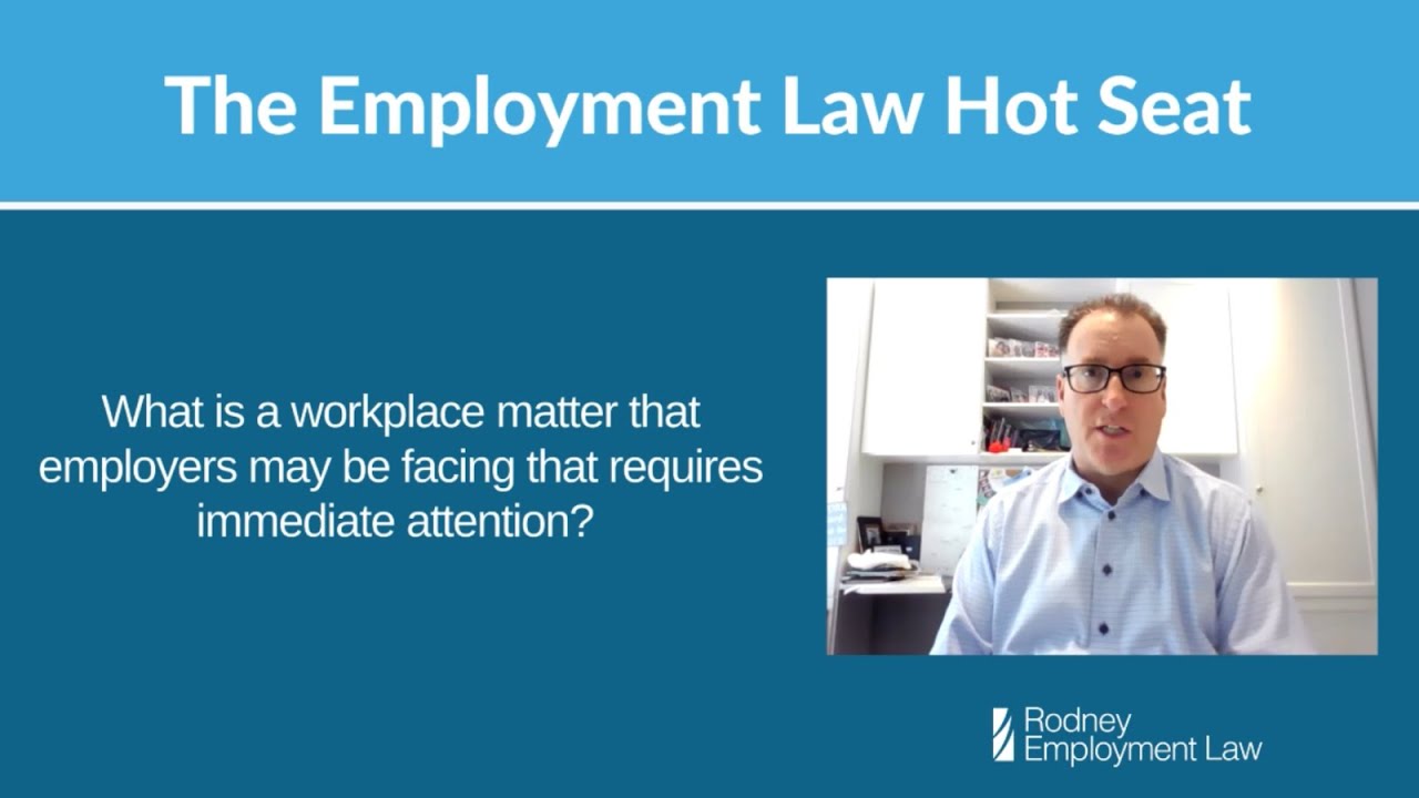 The Employment Law Hot Seat - Sexual Harassment in the Workplace