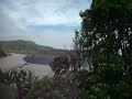 Arriving at hidden beach