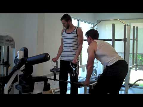 EfficientExercise - Watch as Keith Norris takes Skyler Tanner through a negative-only workout on unique equipment at Efficient Exercise in Austin, Texas.