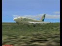 vindo de Lubumbashi-CongoLignes Aeriennes Congolaises B732 landing at Lubumbashi-Congo arriving from Kinshasa-Congo