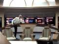 Two Captains goofing on the Enterprise!