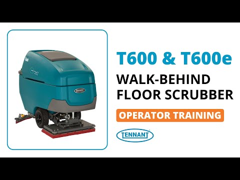 Youtube External Video Proper Start Up, Use & End of Use Steps for the Tennant T600 Floor Scrubber
